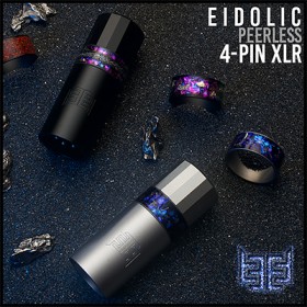 Eidolic x Lux - Peerless 4-pin XLR - Rhodium plated 100% pure silver pins - Teflon insulator - Superior 4-pin XLR - custom Lux Rings (limited).