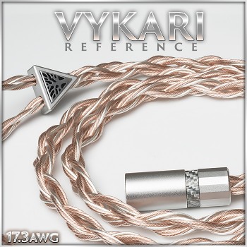 Vykari Classic - 12-wire - 17.3awg (with 18.9awg highest purity Silver occ litz per polarity + 22.0awg Cu occ litz per polarity) - premium headphone cable 